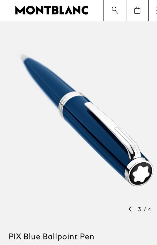 Mont Blanc pen, Luxury, Accessories on Carousell