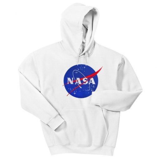 White hoodie nasa new arrivals