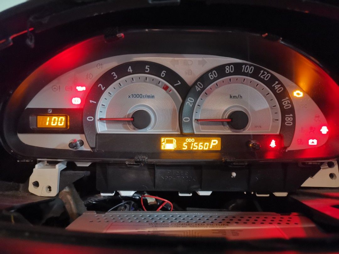 NCP81 original Speedometer meter Toyota Sienta 1st gen, Car Accessories