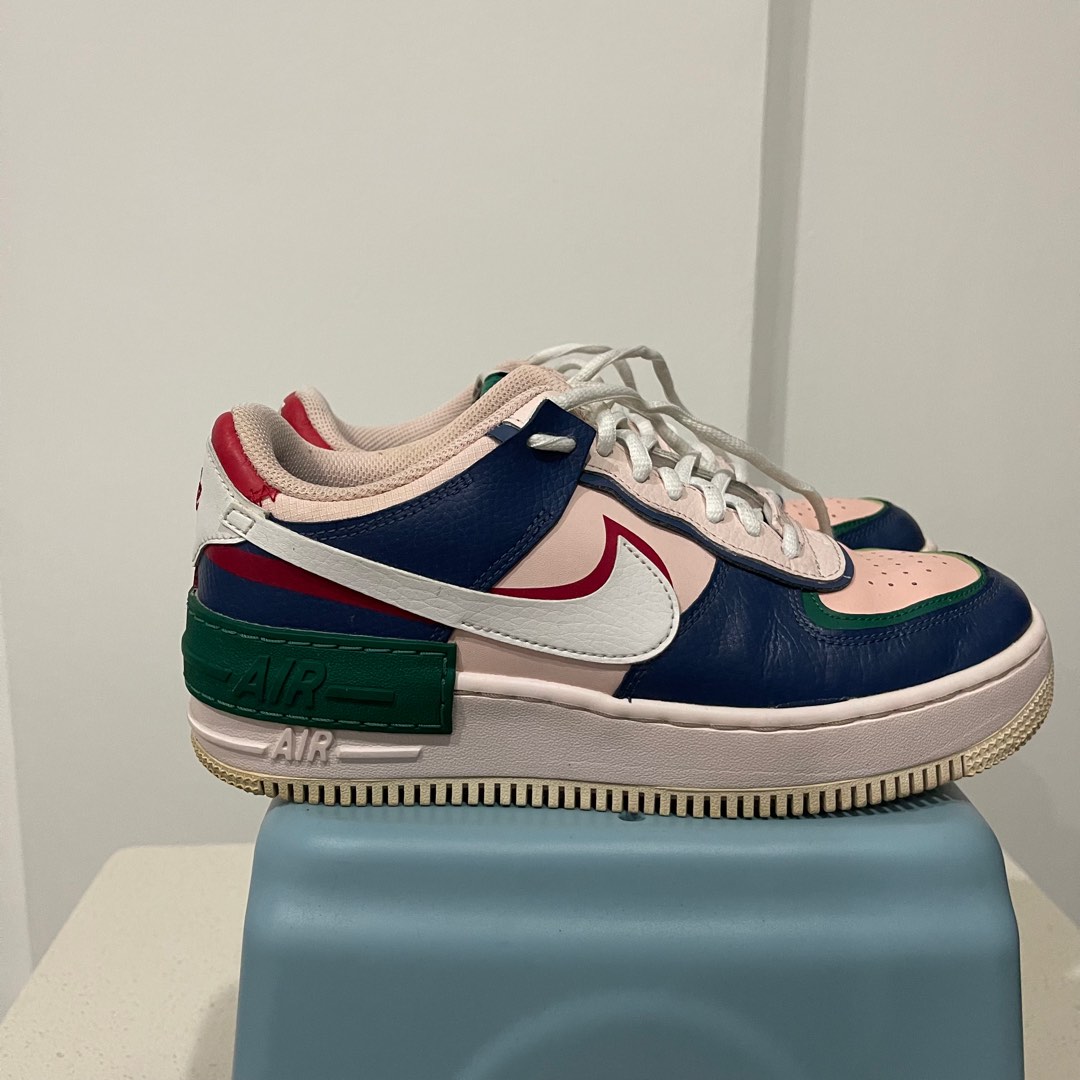 Air force one discount shadow bleu et rouge