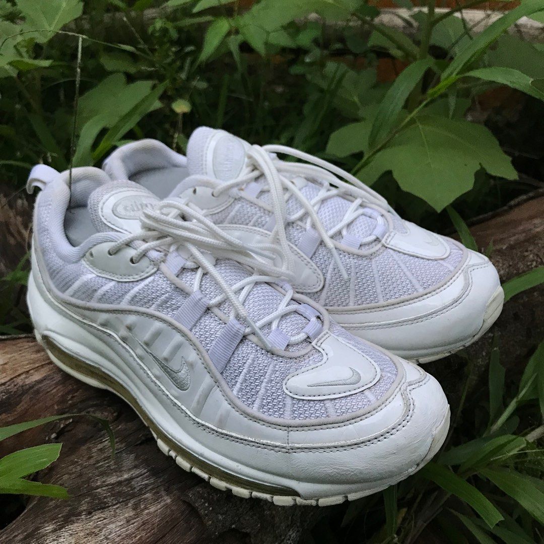 nike air max 98 triple white