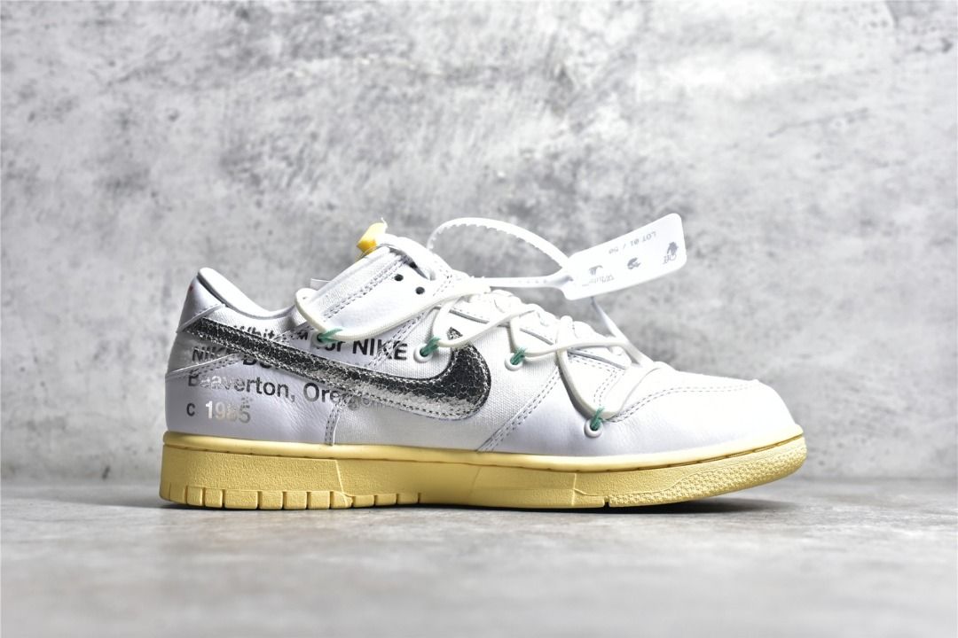 Nike Dunk Low Off White Lot 01 White shoes