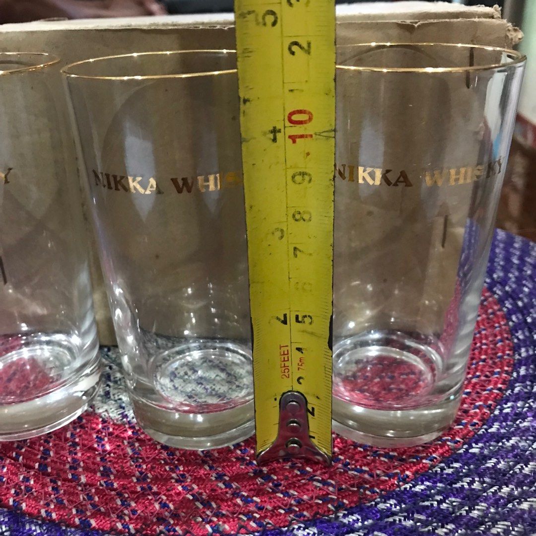 NIKKA Whisky Glass Set (Category: Dinnerware & Cutlery) located in Cainta. Submitted by amanriq (Listing ID 1202591468, Image 3). Description: 🌸NIKKA Whisky Glass 📌Brand new with box 📌Size : 4.75"x 2.25" 📌6pcs /box .