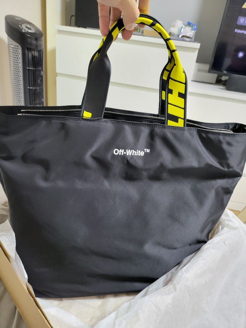 Off-White Men's Hard Core Nylon Tote Bag