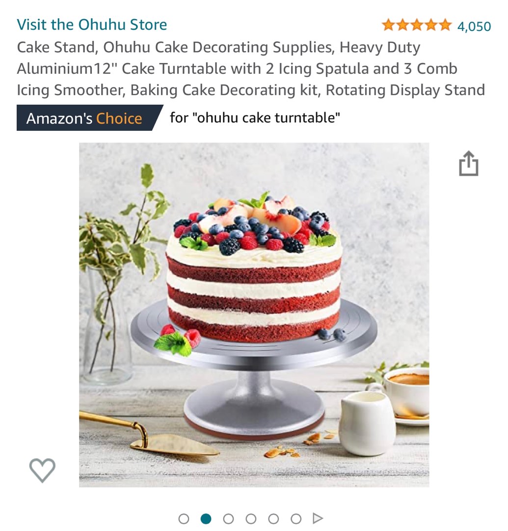 Ohuhu Cake Decorating Stand & Supplies