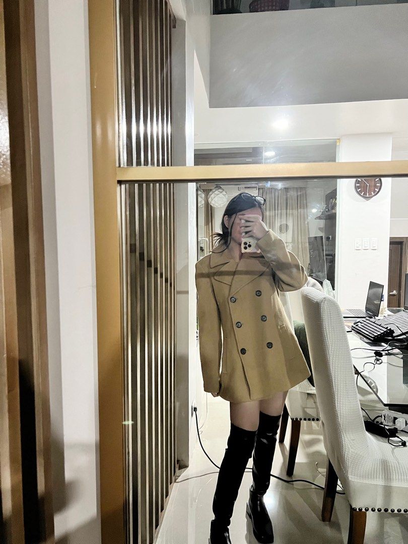 Old navy beige coat hot sale