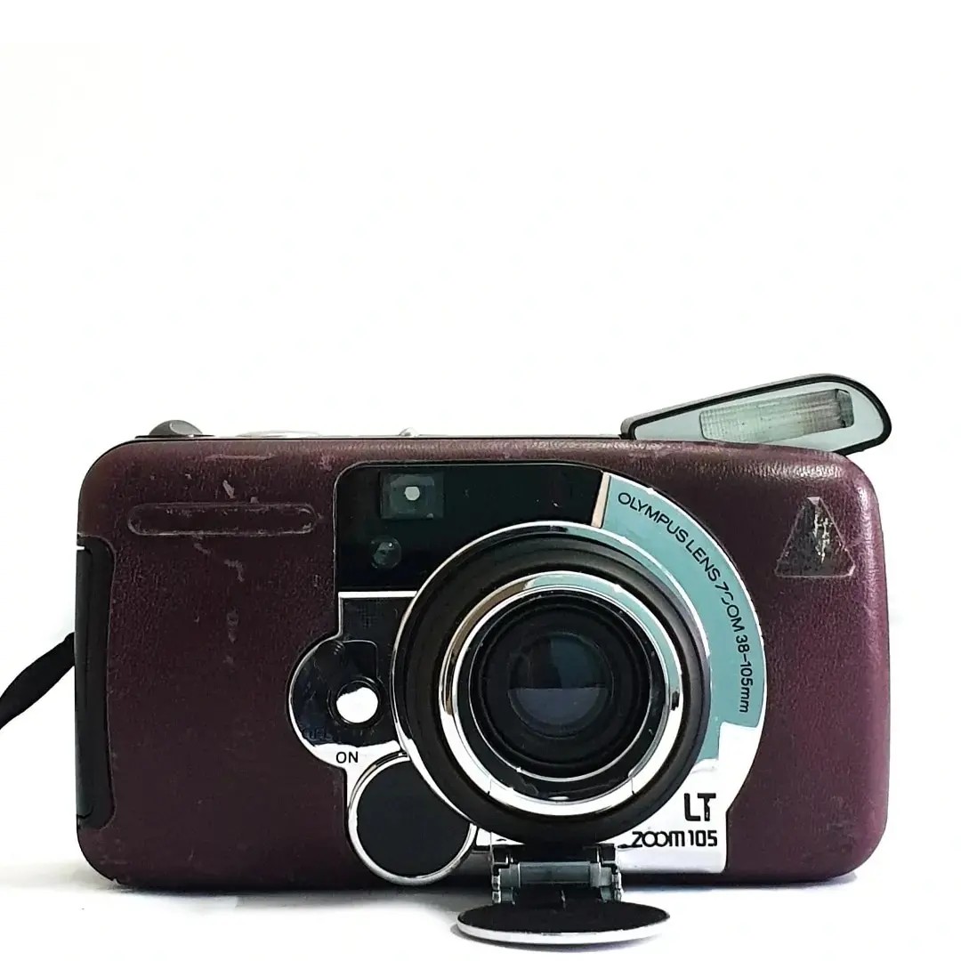 Olympus LT (Leather) Zoom 105 Film Camera, Photography, Cameras on