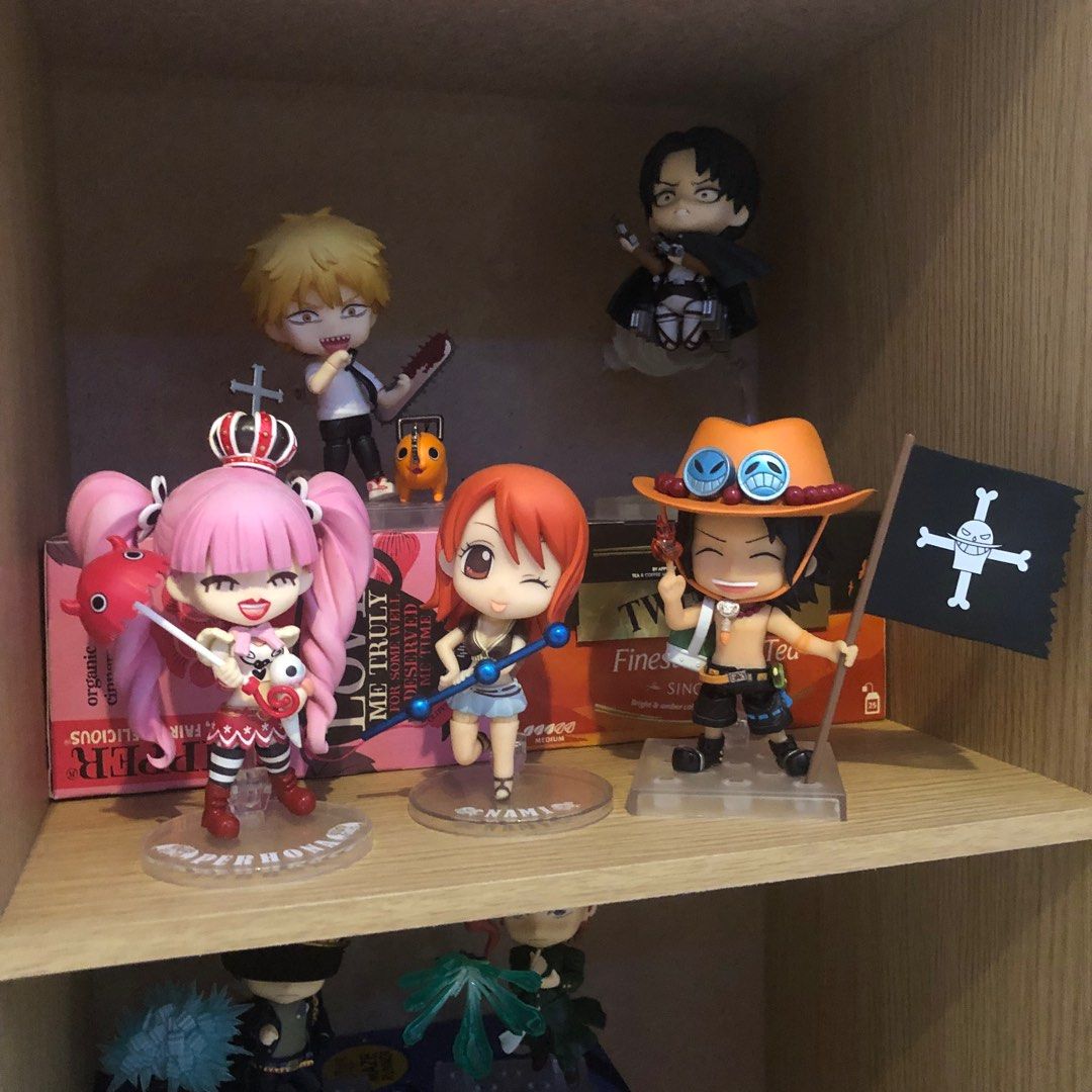 ONE PIECE - BANDAI CHIBI ARTS Nendoroid Like Ace, Nami, Perona, Hobbies ...