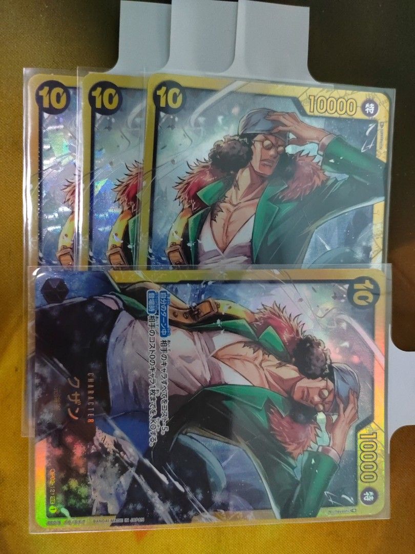 One Piece Card Game OP02 SEC Kuzan Aokiji playset, Hobbies & Toys, Toys