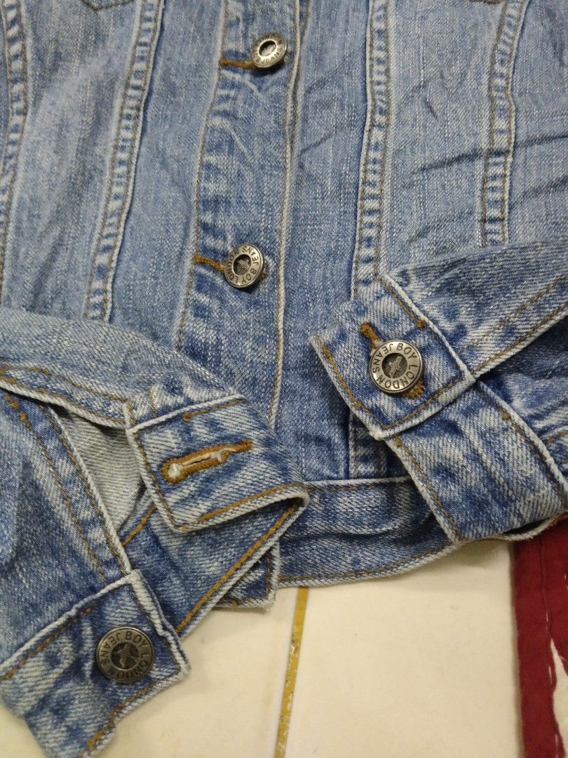 Original Boy London denim jacket, Men's Fashion, Bottoms, Jeans on