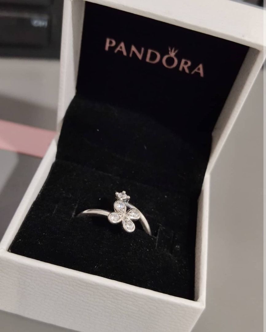 Pandora Four Leaf Cover Ring S925
