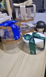 PET JAR/ROUND PLASTIC CANNISTERS 440ml. Capacity