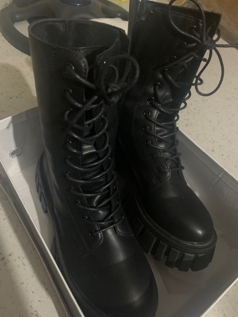 platform waterproof boots