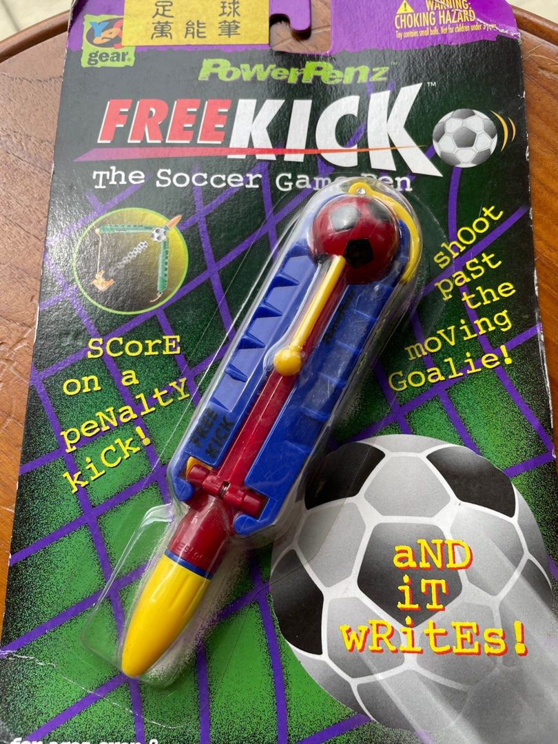 POWER PENZ RIM SHOT - YES GEAR FREE KICK RED ACTION VINTAGE 90'S SEALED ...