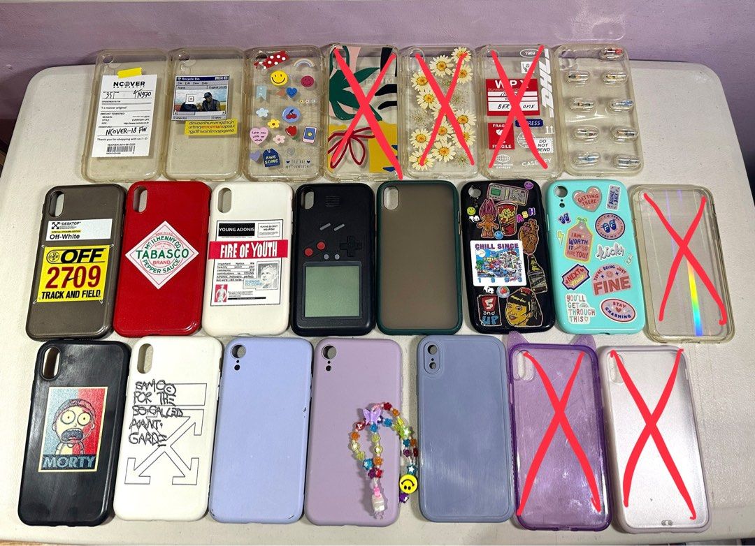 Preloved iPhone XR Cases (Category: Cases & Sleeves) located in Mandaluyong City. Submitted by ash.thetic (Listing ID 1200895237, Image 1). Description: ✔️ take all for 200 ✔️ retro arcade case still working, battery included ✔️ RFS: bought a new phone ‼️PM FOR SURE BUYERS‼️ Payment thru GCash Pick-up areas: Glorietta/Rockwell Shipping via Grab or Lalamove depending on the location of the buyer .