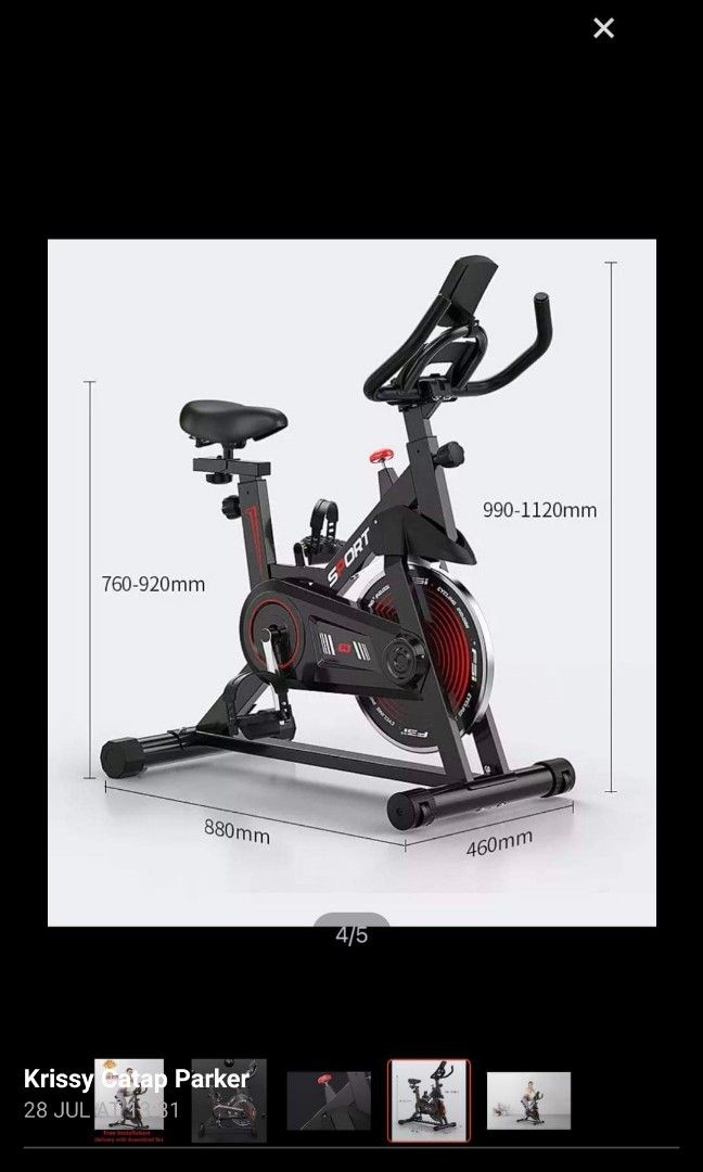 Priced to clear Exercise bike good as a starter try out b4 dropping big bucks on a solid one