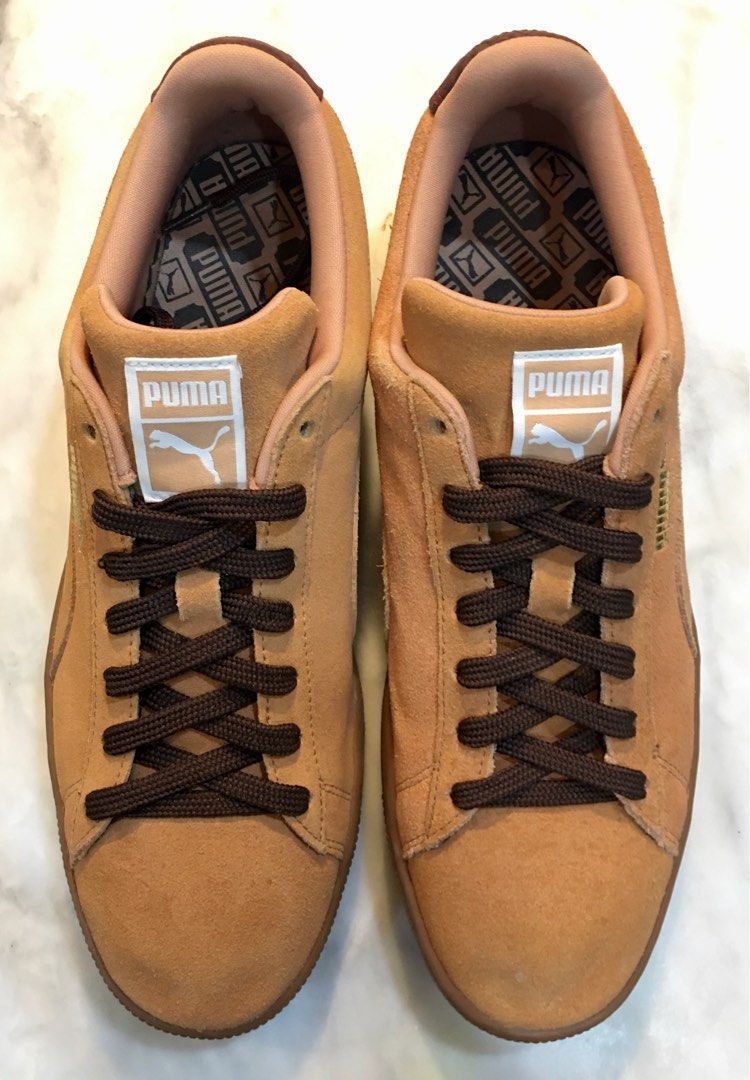 Puma suede deals classic tan