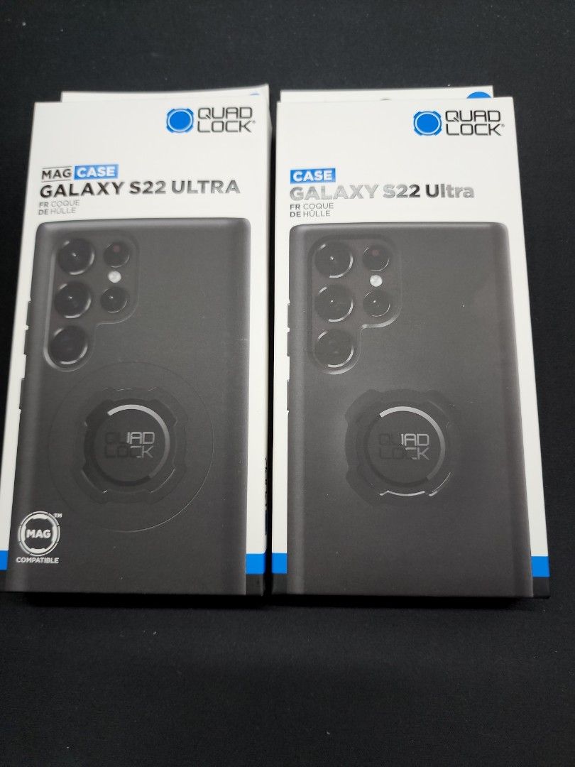 Quad Lock Mag Case & Normal Case for S22 Ultra, Mobile Phones & Gadgets