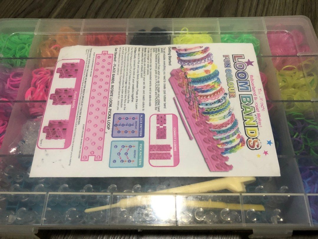 Rainbow Loom Bracelet Maker FULL SET Hobbies Toys Toys