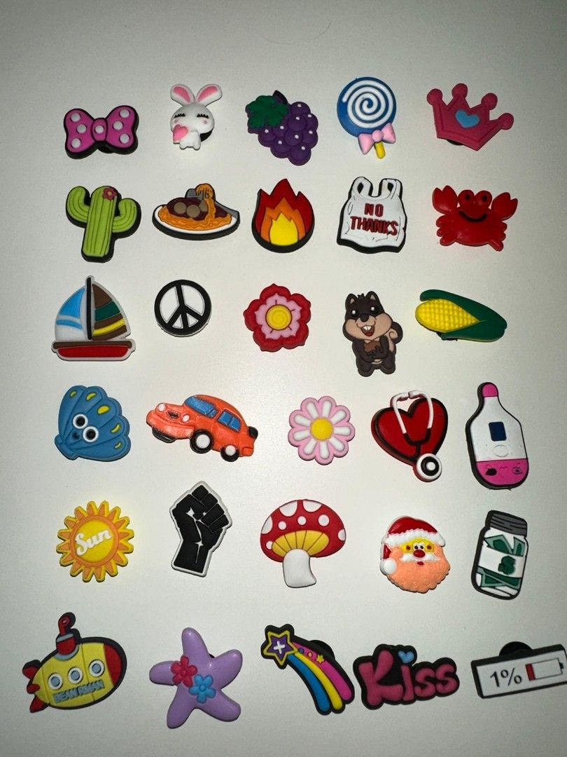 Crocs jibbitz random charms for women unisex men women children