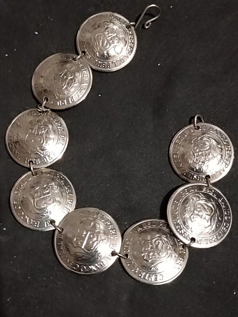 Vintage coin bracelet store