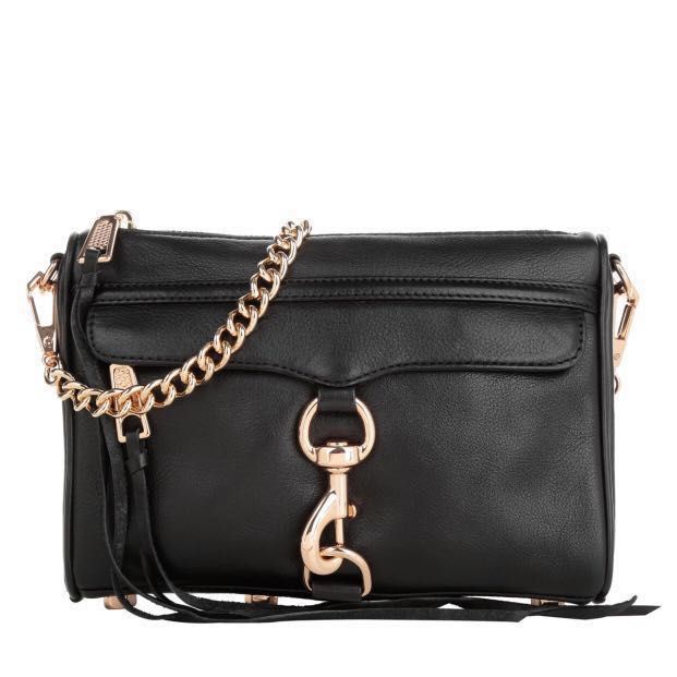 Rebecca Minkoff Mini Mac in Rose Gold Women s Fashion Bags