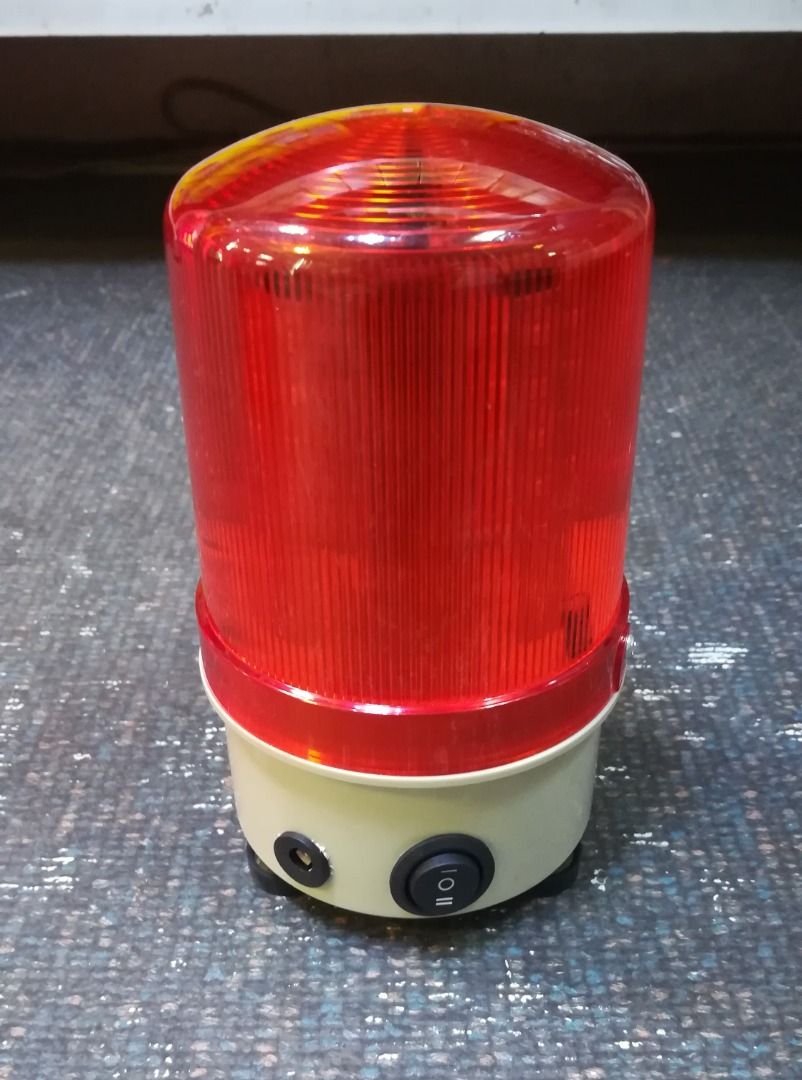 Rechargeable Blinking Rotary Signal Lamp with Sound Alarm, Furniture