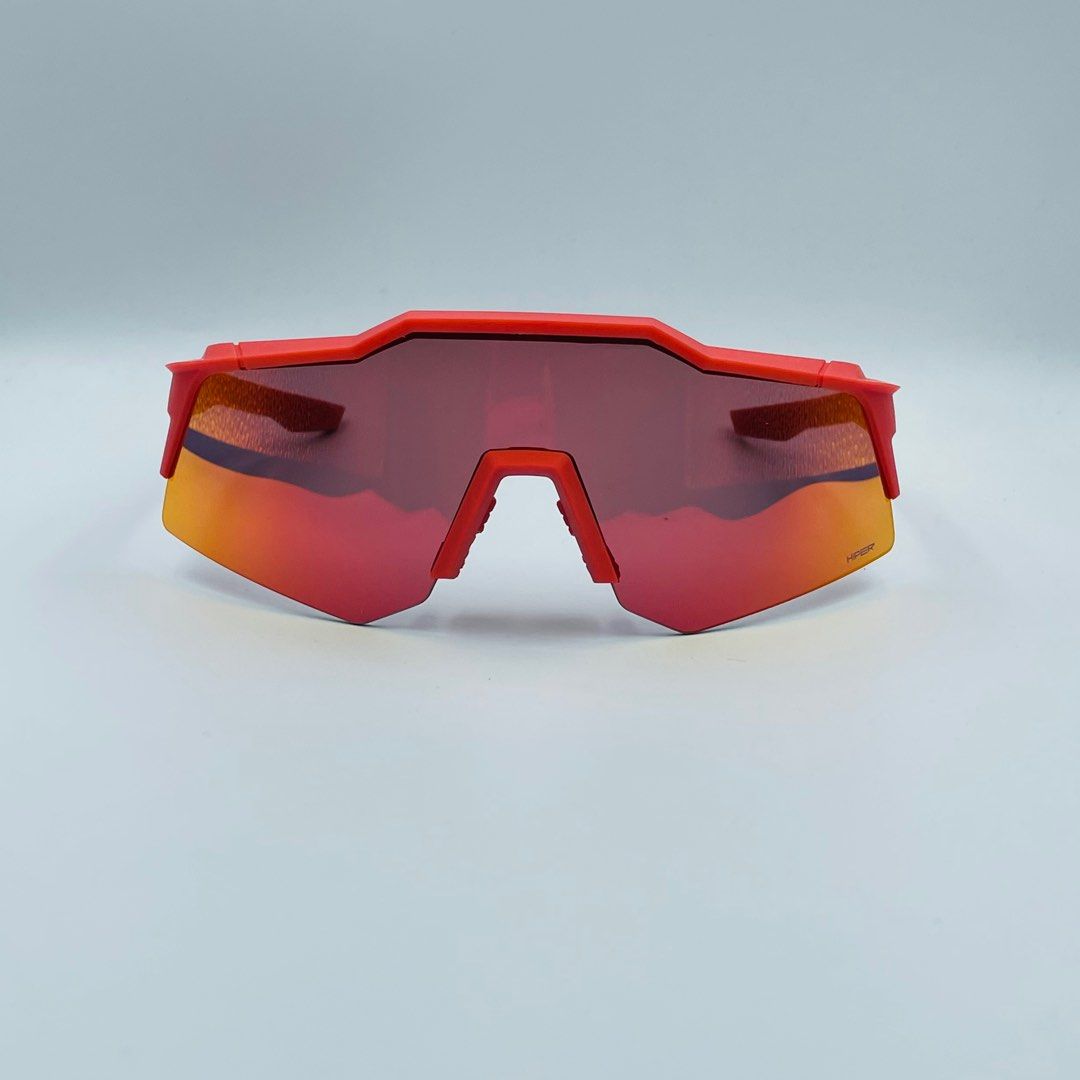 Ride 100% Speedcraft XS Soft Tact Coral - HiPER Red Multilayer Mirror + Clear (Category: Sunglasses & Eyewear) located in Singapore. Submitted by gearoutfitters (Listing ID 1202591339, Image 3). Description: CHEAPEST ON CAROUSELL Free delivery! Brand new in original box 100% Authentic Ride 100% Speedcraft XS Frame: Soft Tact Coral Lens 1: HiPER Red Multilayer Mirror (23% VLT) Lens 2: Clear (93% VLT - for night cycling) Fit: Asian and Standard (co