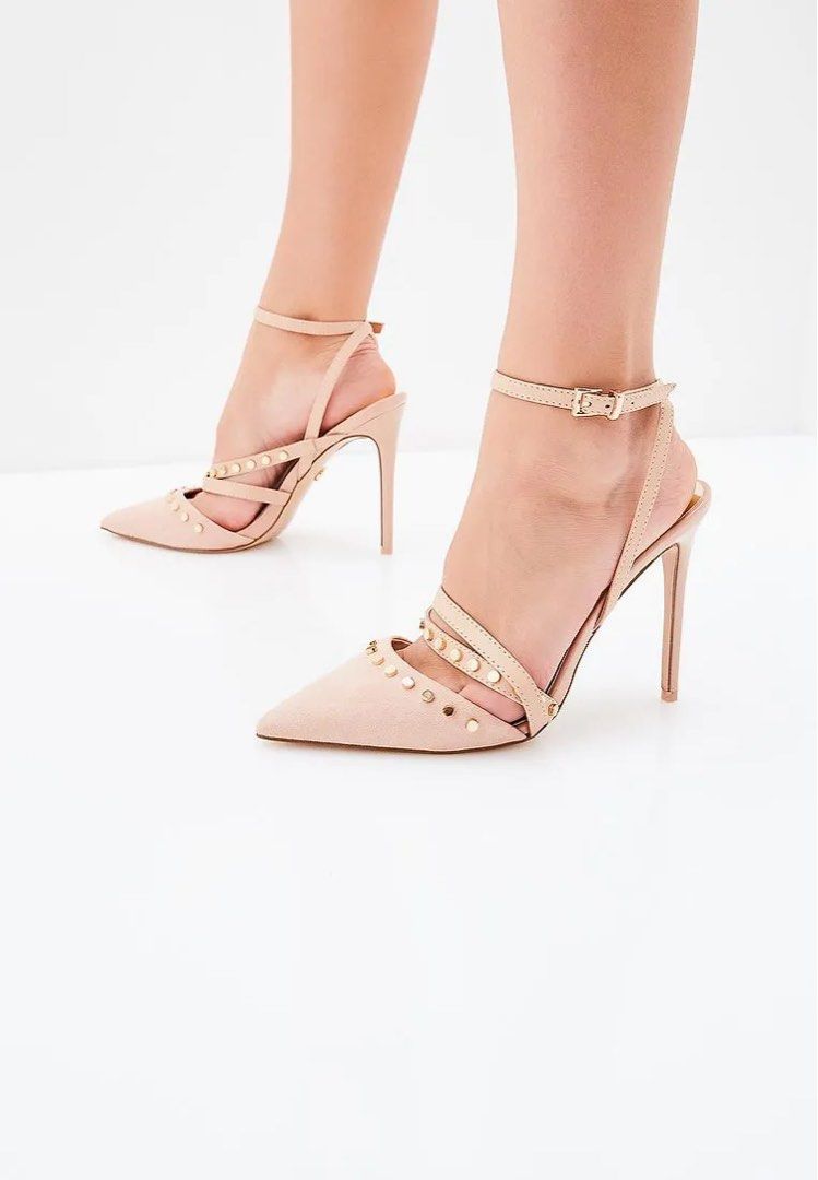 RIVER ISLAND Studded Stiletto Heels Women s Fashion Footwear Heels on Carousell