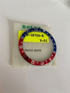 Rolex Fat Serif Pepsi insert for 16710 16700 GMT
