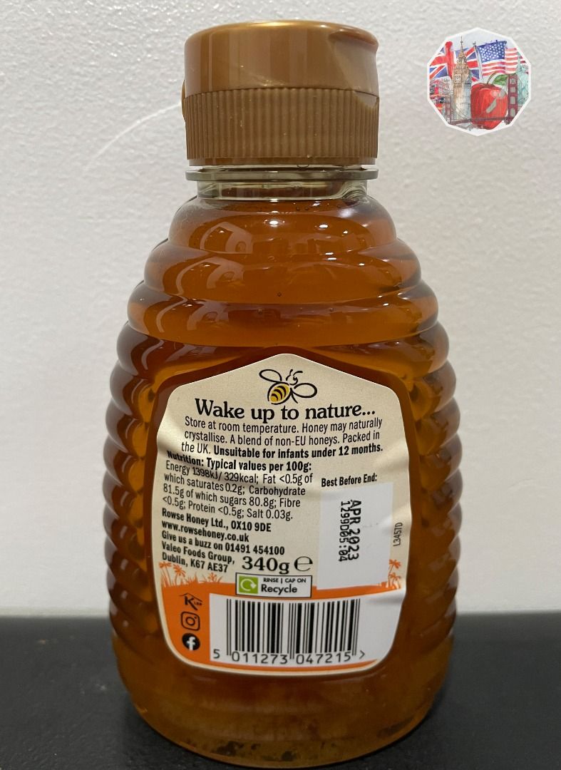 Rowse Honey Runny Honey 340g, Food & Drinks, Other Food & Drinks on