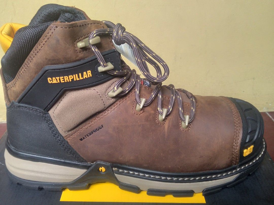 Safety Shoes Caterpillar Exavator, Men's Fashion, Men's Footwear, Boots
