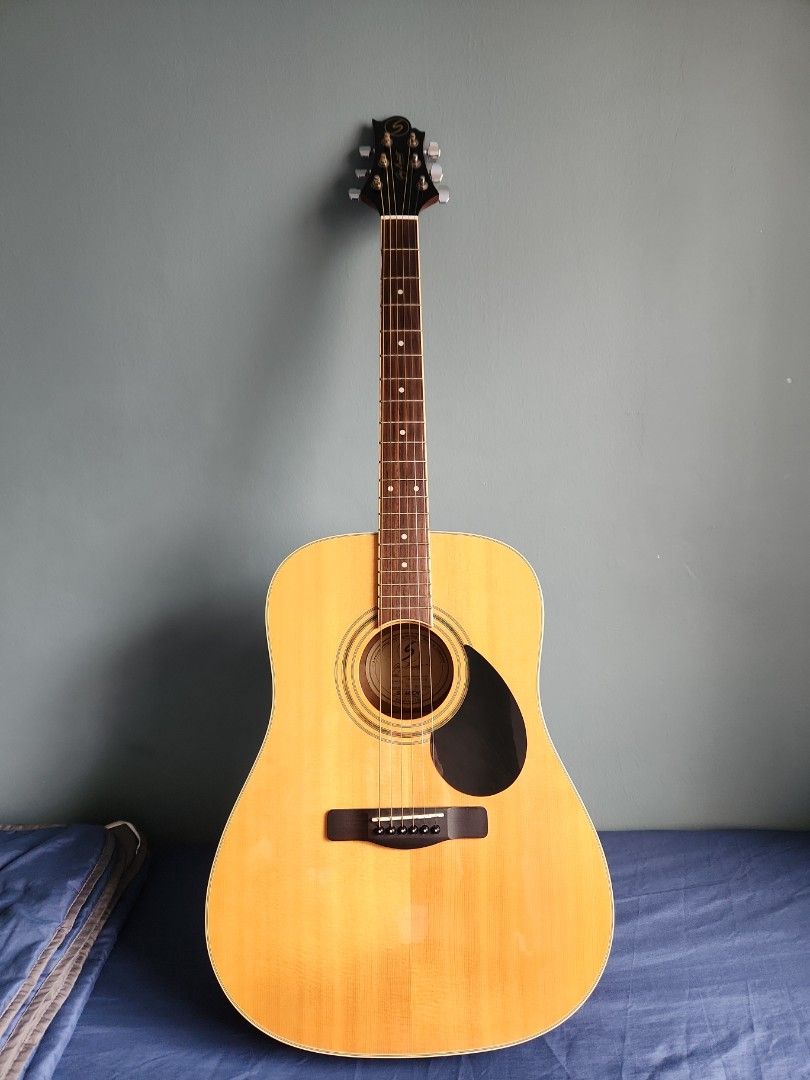 NOS Samick LW028 GSA Acoustic Guitar W/ Case, 43 OFF