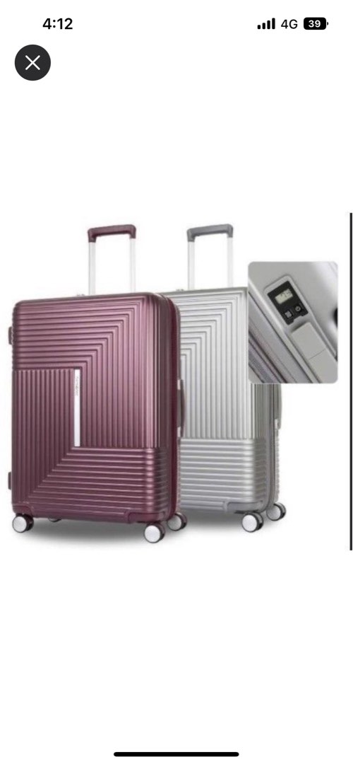 samsonite prestige 69cm spinner c/w weight scale, Hobbies & Toys