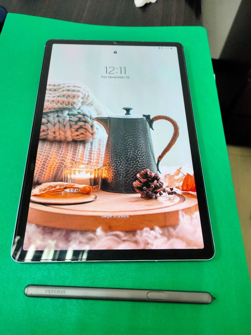 Samsung Tab S6 (Category: Android) located in Tacloban City. Submitted by uyflorenz (Listing ID 1202604936, Image 2). Description: SAMSUNG GALAXY TAB S6 (SM-T860)  Features : • Package : UNIT, CHARGER, S-PEN & FLIP COVER only • Build : Glass front, aluminum back, aluminum frame • Connectivity : Wifi ONLY, with dedicated microSD cardslot • Stylus support (Bluetooth integration; magnetic) • DIsplay Type : Super AMOLED • DIsplay Size : 10.5 inches 