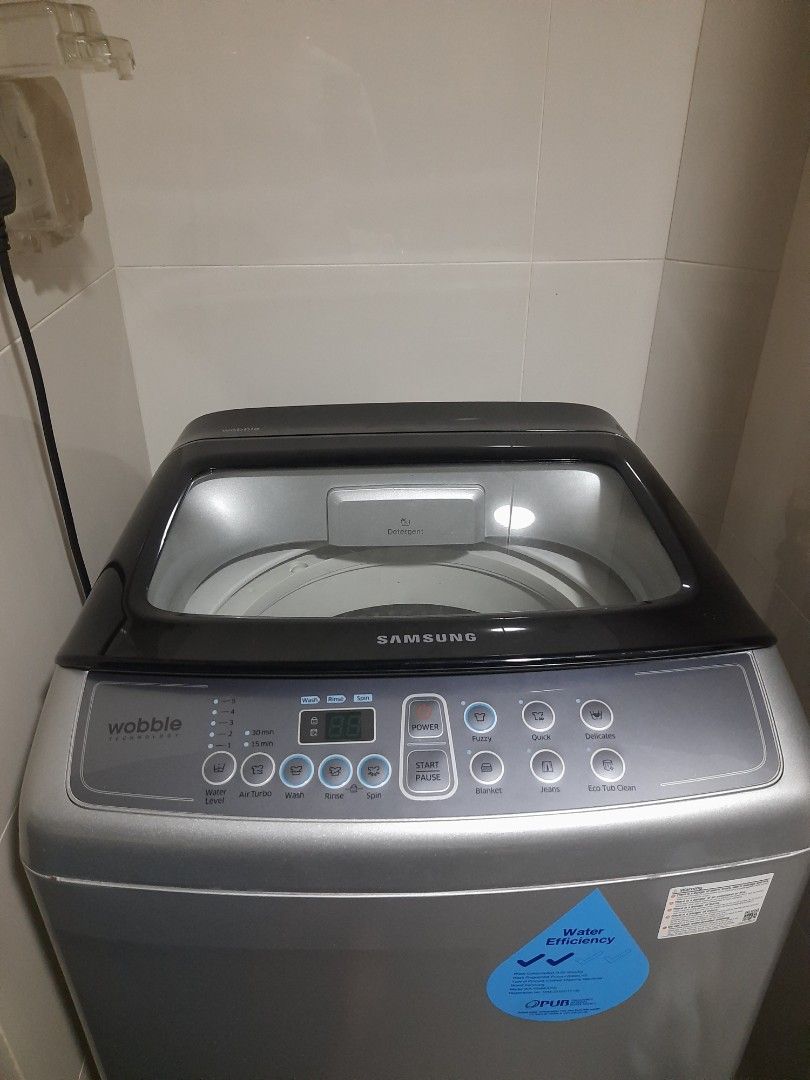 Samsung washing machine (top loader), TV & Home Appliances, Washing