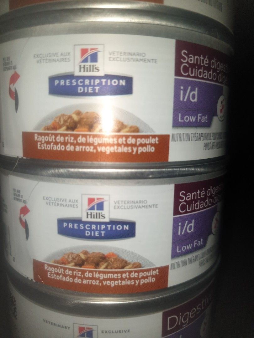 Hills Science diet i/d (low fat) vegetable and chicken stew expiry 12/