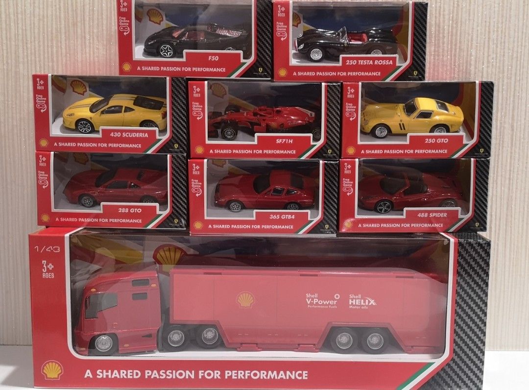 SHELL Ferrari Car Collection Year 2019 Hobbies Toys Toys Games on Carousell