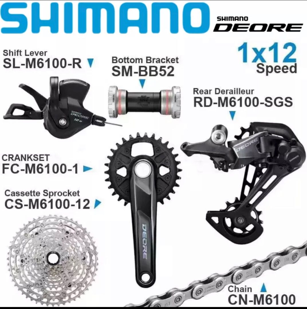 Discount Shimano Deore M6100 Groupset