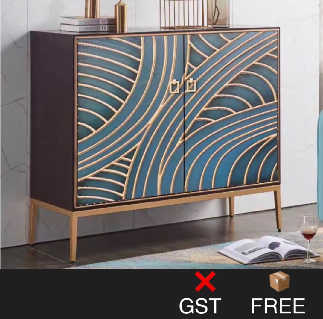 Sideboard Buffet Side Console Table Storage Cabinet Book Shoe Rack ...