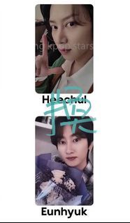 sj super junior eunhyuk 銀赫 heechul 希澈 換小卡 the road: winter