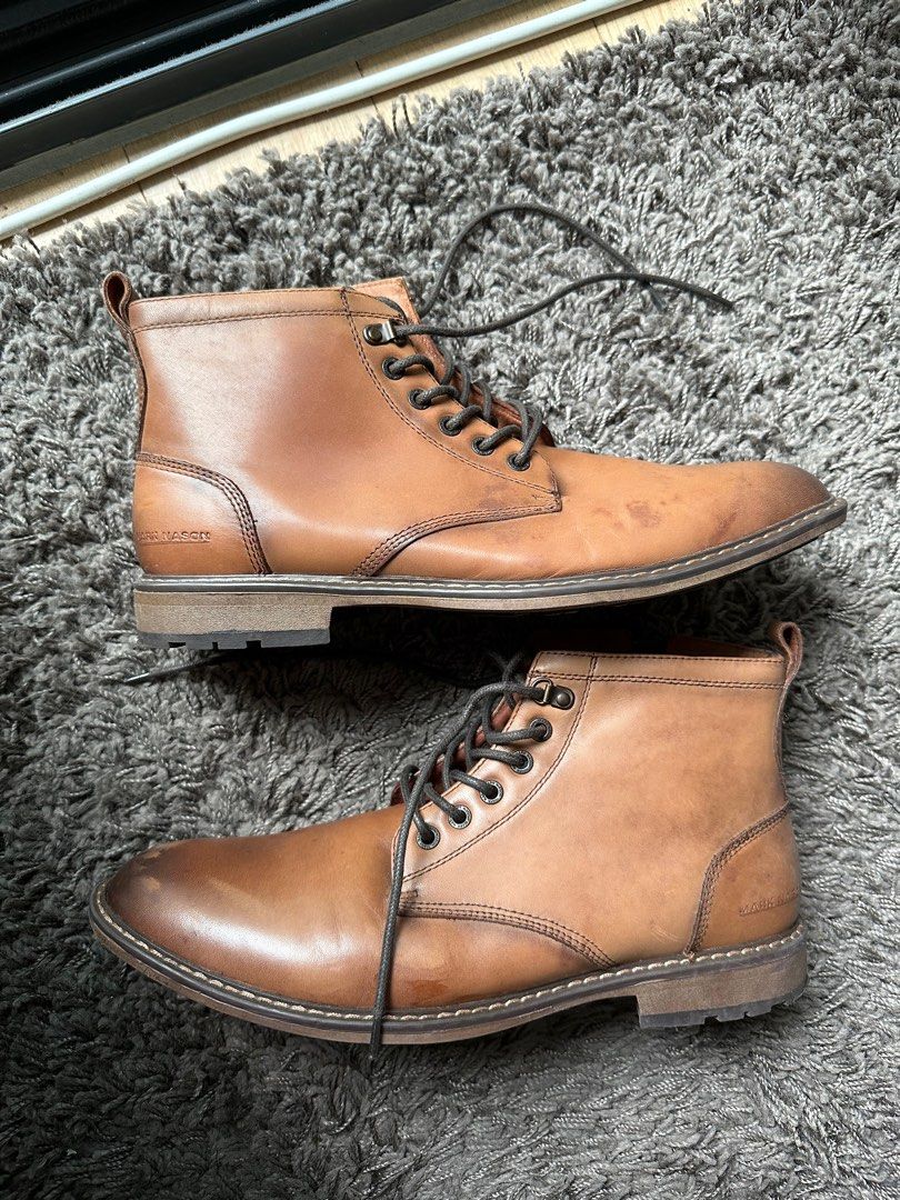 Skechers Mark Nason Brown Leather Boots
