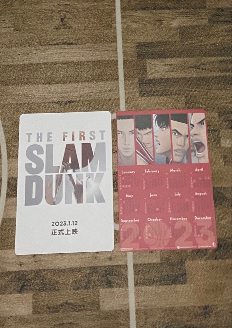 Slam Dunk Calendar 2023, 興趣及遊戲, 玩具 & 遊戲類 Carousell