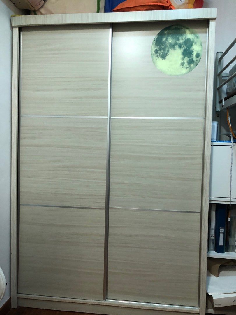 sliding door wardrobe, Furniture & Home Living, Furniture, Shelves