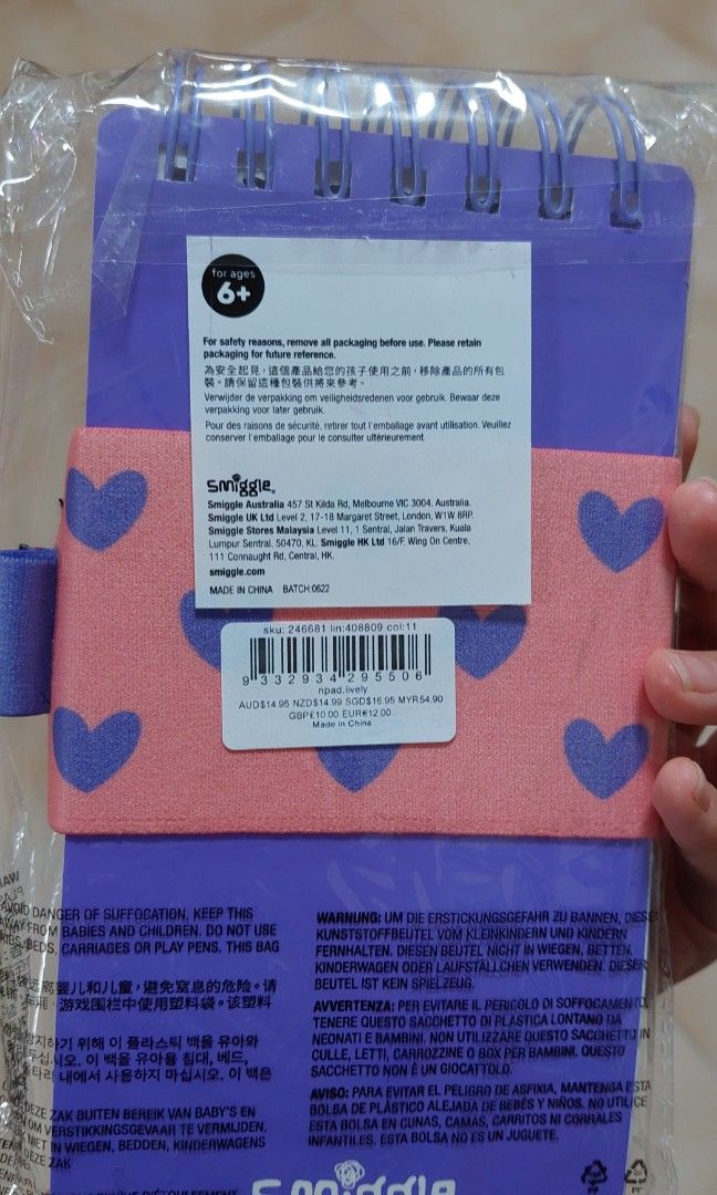 Smiggle notepad, Hobbies & Toys, Stationery & Craft, Stationery