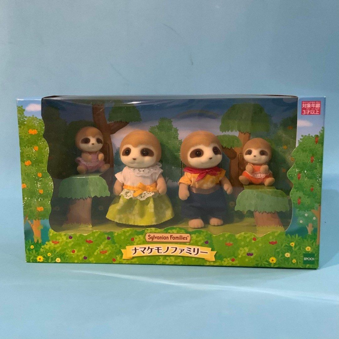 Snuggly Sloth Family Sylvanian Families, Hobbies & Toys, Toys & Games