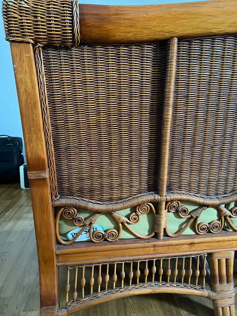 Sofa set 3+2+1 Chinese style retro wooden sofa, Furniture & Home Living