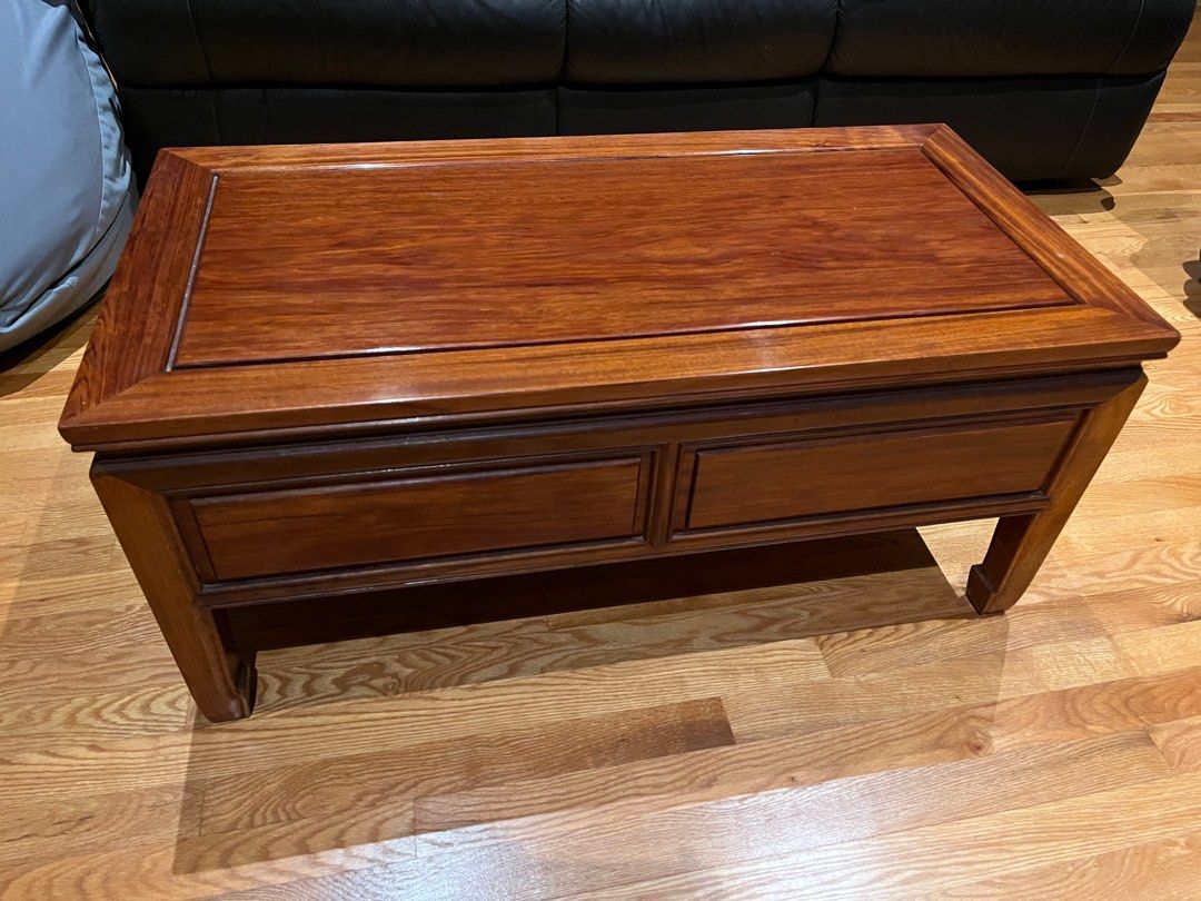 Solid antique Wood Coffee Table good condition, Furniture & Home