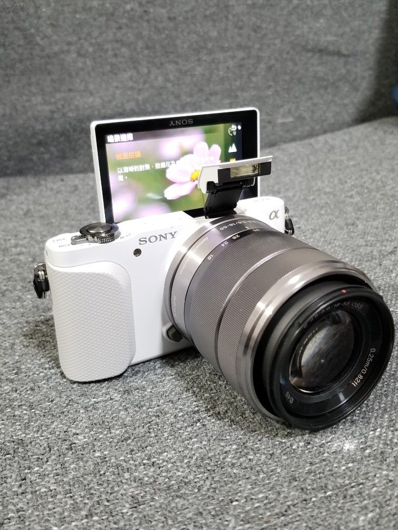 Sony Mirrorless camera, vlog LCD, full set, link with mobile, 攝影器材, 相機