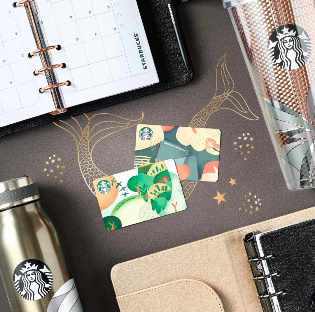 Starbucks 2023 Stamp Card for Planner/Tumbler, Tickets & Vouchers